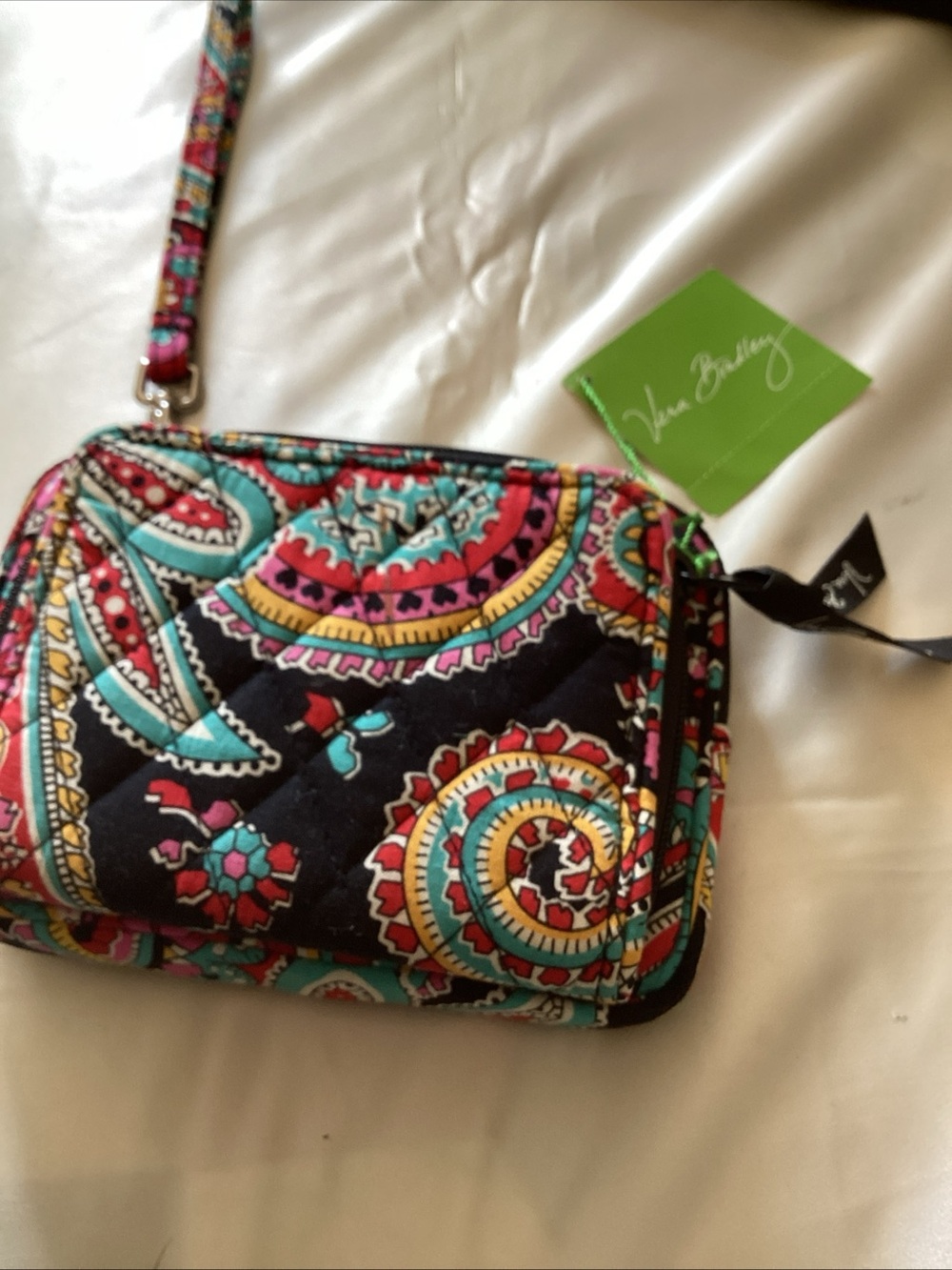 Retired, rare, Vera Bradley Parisian Paisley wristlet.